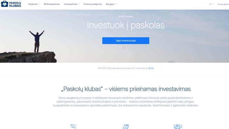 „Paskolų klubas“ – tai 2014 metais Lietuvoje įkurta tarpusavio skolinimo platforma, kurioje galima investuoti į žmonėms bei verslui išduodamas paskolas. 