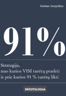 Justinas Jazepčikas „Strategija, nuo kurios visi turėtų pradėti ir prie kurios 91 proc. turėtų likti“